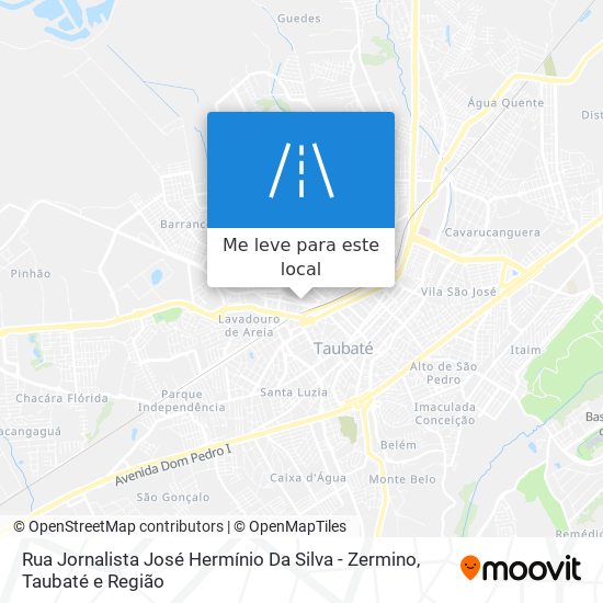 Rua Jornalista José Hermínio Da Silva - Zermino mapa