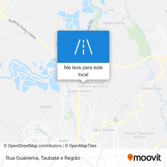 Rua Guairema mapa