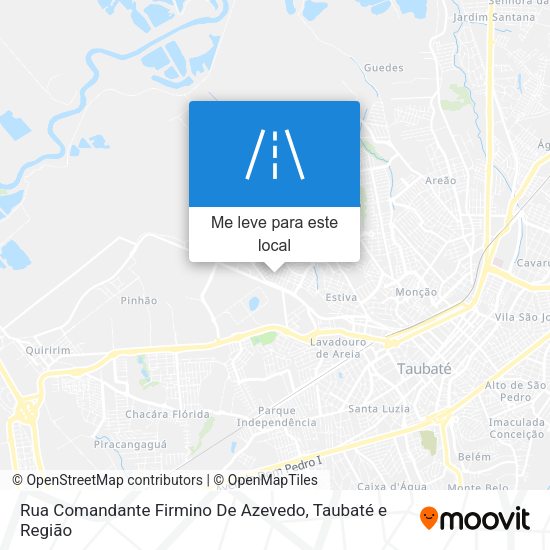 Rua Comandante Firmino De Azevedo mapa