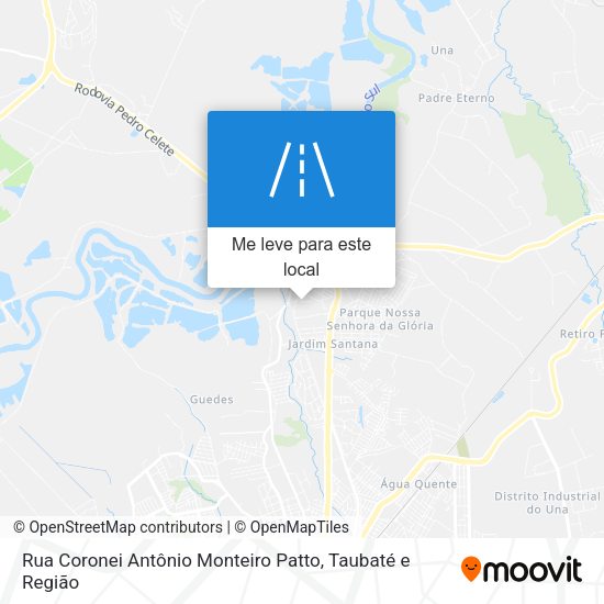 Rua Coronei Antônio Monteiro Patto mapa