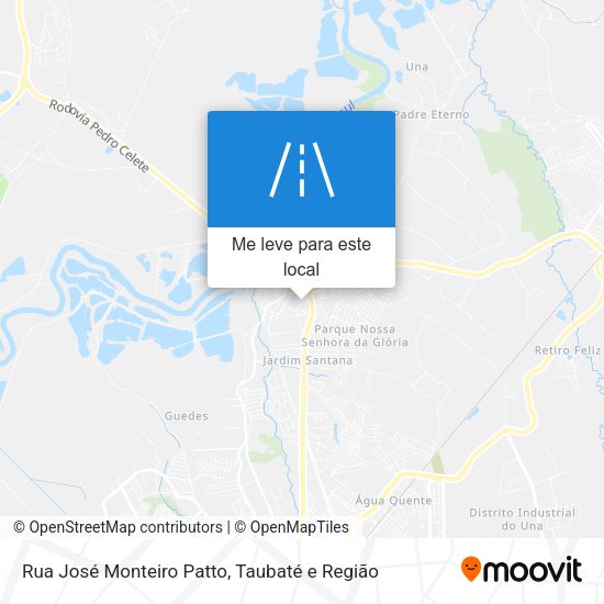 Rua José Monteiro Patto mapa