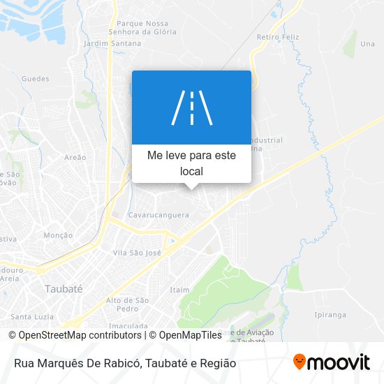 Rua Marquês De Rabicó mapa