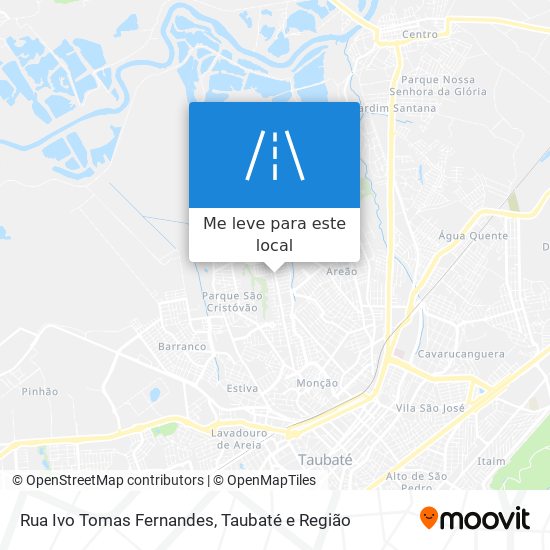 Rua Ivo Tomas Fernandes mapa