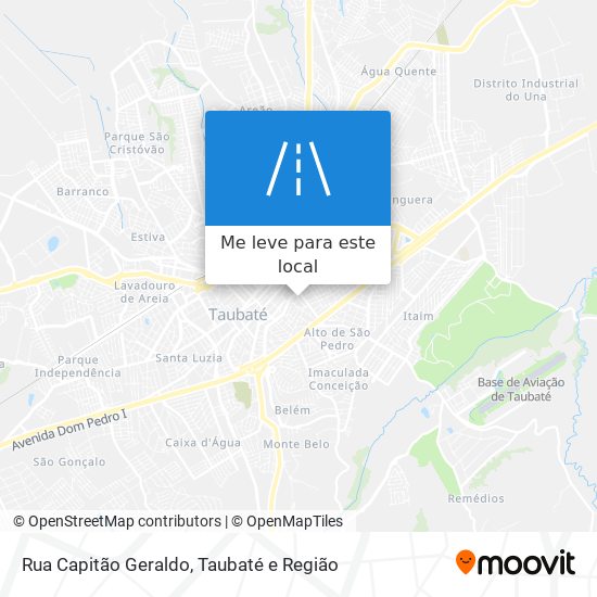 Rua Capitão Geraldo mapa