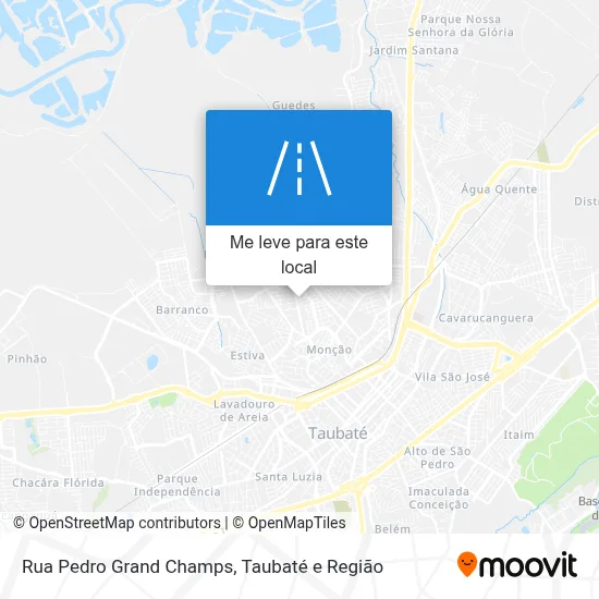 Rua Pedro Grand Champs mapa