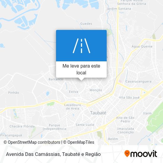 Avenida Das Camássias mapa