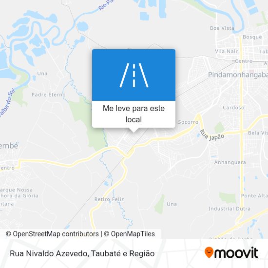 Rua Nivaldo Azevedo mapa