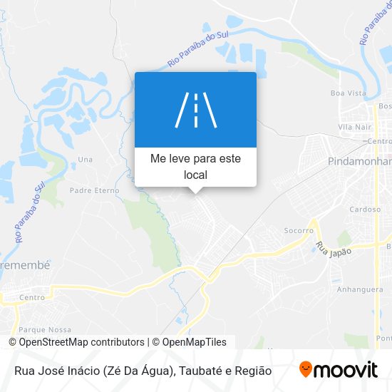 Rua José Inácio (Zé Da Água) mapa