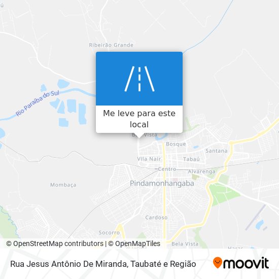 Rua Jesus Antônio De Miranda mapa