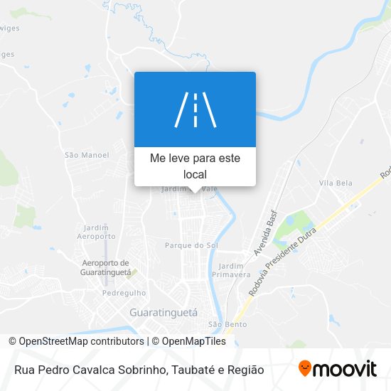 Rua Pedro Cavalca Sobrinho mapa