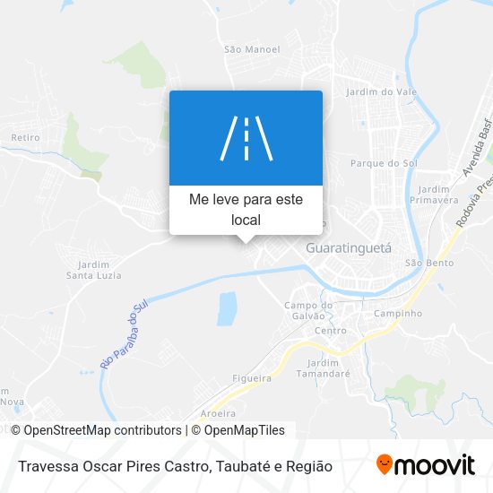 Travessa Oscar Pires Castro mapa