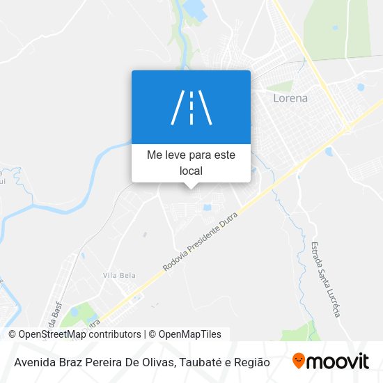 Avenida Braz Pereira De Olivas mapa