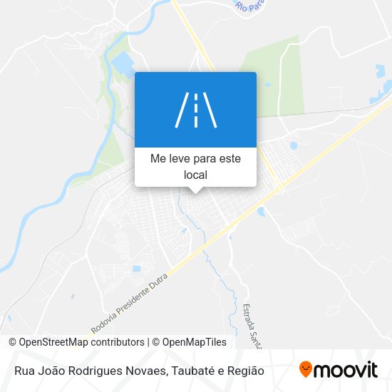 Rua João Rodrigues Novaes mapa