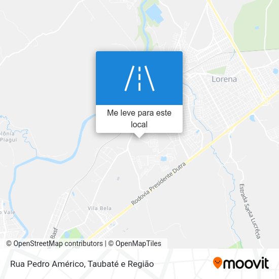 Rua Pedro Américo mapa