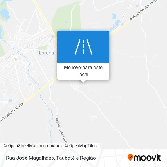 Rua José Magalhães mapa