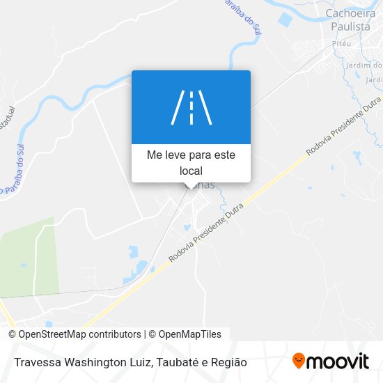 Travessa Washington Luiz mapa