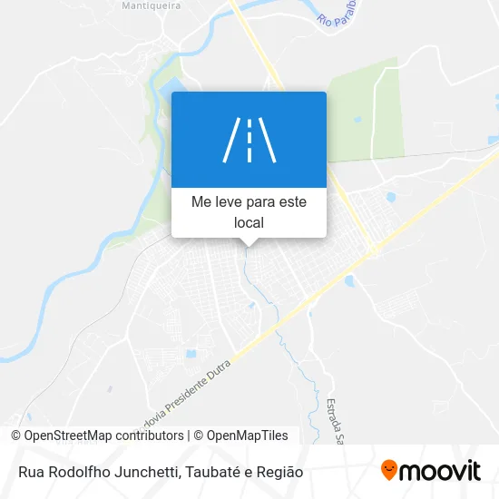 Rua Rodolfho Junchetti mapa