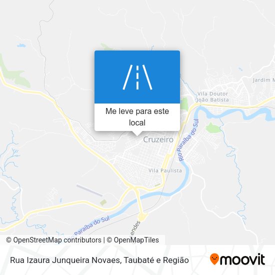 Rua Izaura Junqueira Novaes mapa