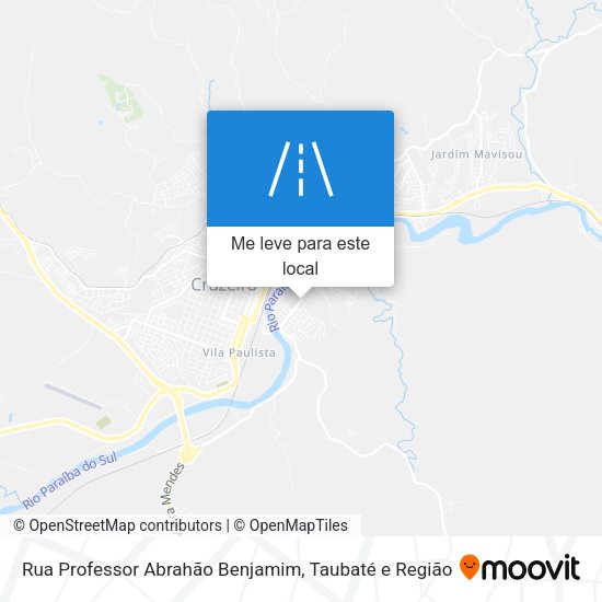 Rua Professor Abrahão Benjamim mapa