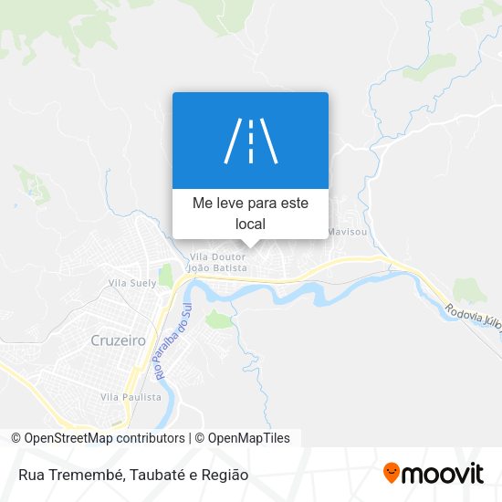 Rua Tremembé mapa