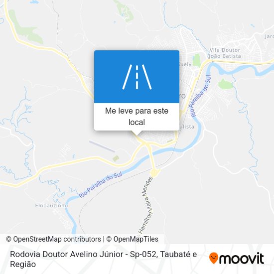Rodovia Doutor Avelino Júnior - Sp-052 mapa