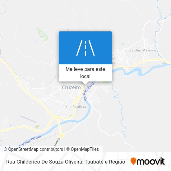 Rua Childérico De Souza Oliveira mapa