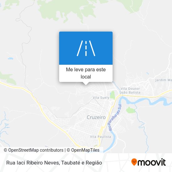 Rua Iaci Ribeiro Neves mapa