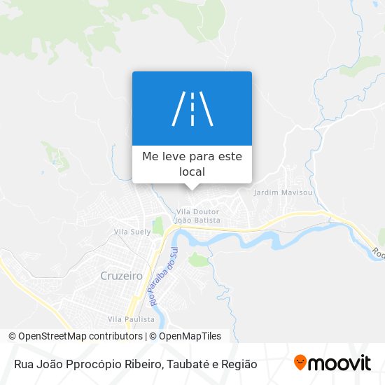 Rua João Pprocópio Ribeiro mapa