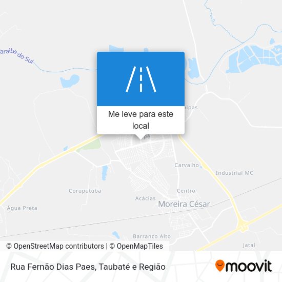 Rua Fernão Dias Paes mapa