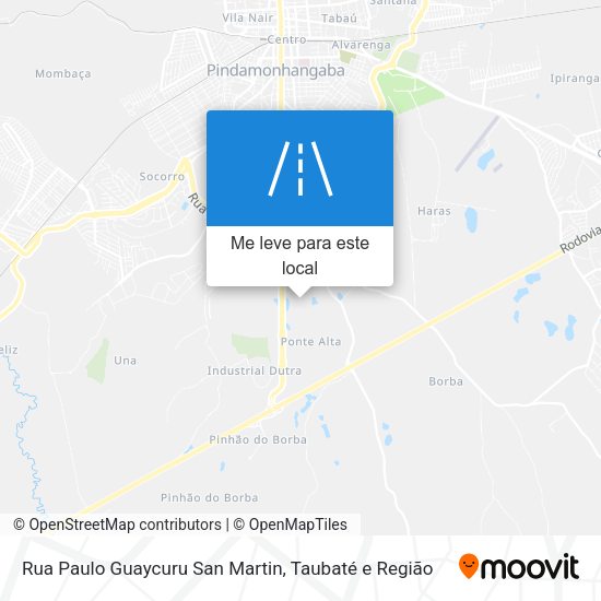 Rua Paulo Guaycuru San Martin mapa