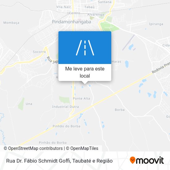 Rua Dr. Fábio Schmidt Goffi mapa