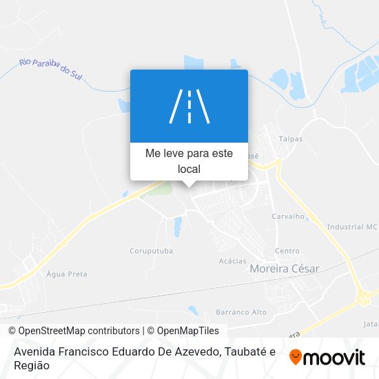 Avenida Francisco Eduardo De Azevedo mapa