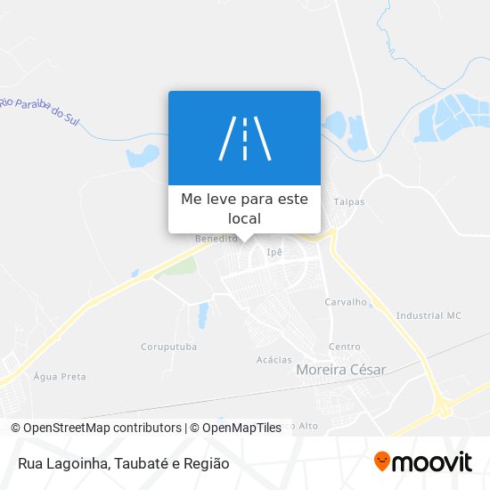 Rua Lagoinha mapa