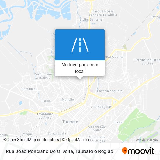 Rua João Ponciano De Oliveira mapa