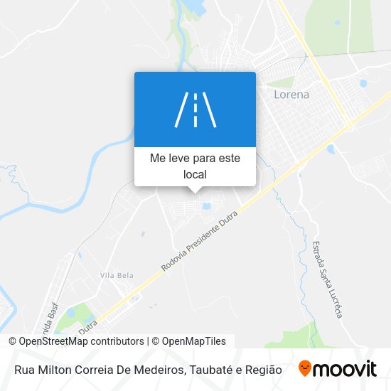 Rua Milton Correia De Medeiros mapa