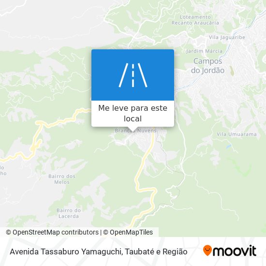 Avenida Tassaburo Yamaguchi mapa