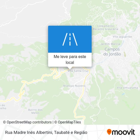 Rua Madre Inês Albertini mapa