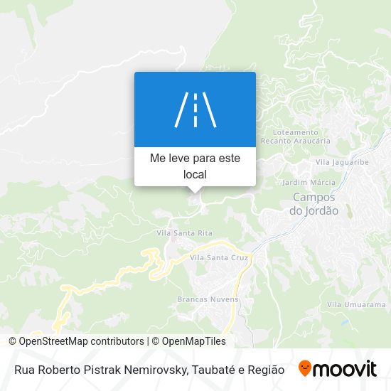 Rua Roberto Pistrak Nemirovsky mapa