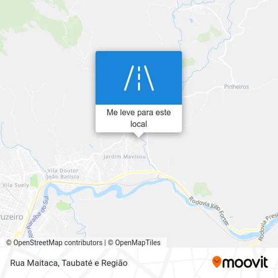 Rua Maitaca mapa