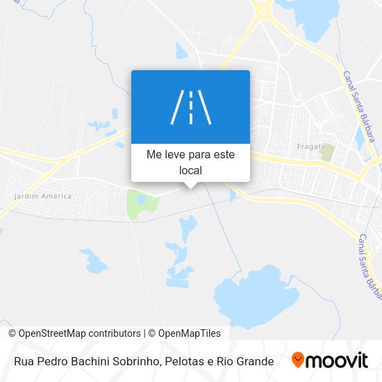 Rua Pedro Bachini Sobrinho mapa