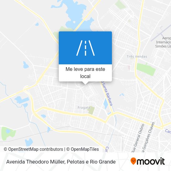 Avenida Theodoro Müller mapa