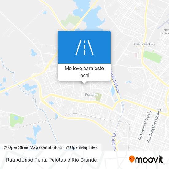 Rua Afonso Pena mapa