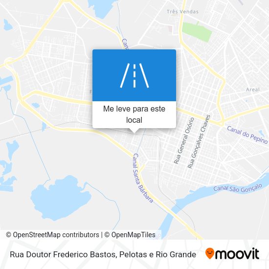 Rua Doutor Frederico Bastos mapa