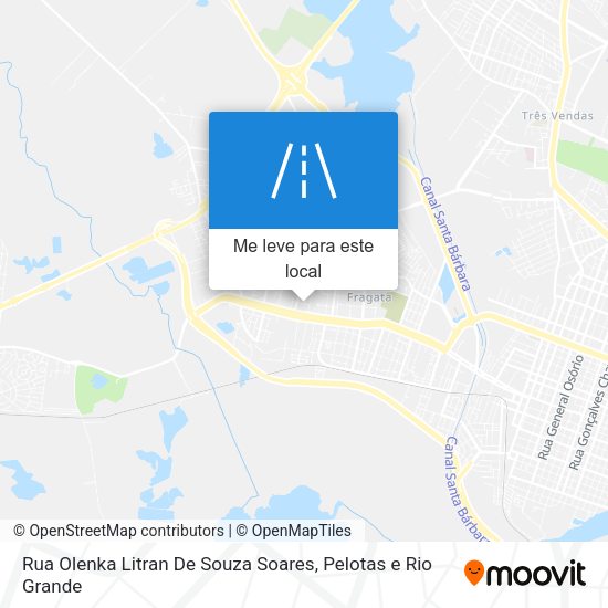 Rua Olenka Litran De Souza Soares mapa