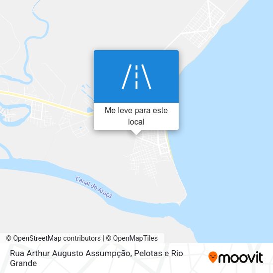 Rua Arthur Augusto Assumpção mapa