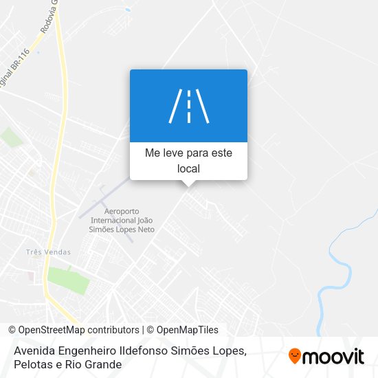Avenida Engenheiro Ildefonso Simões Lopes mapa