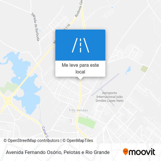 Avenida Fernando Osório mapa