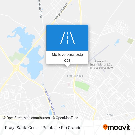 Praça Santa Cecìlia mapa