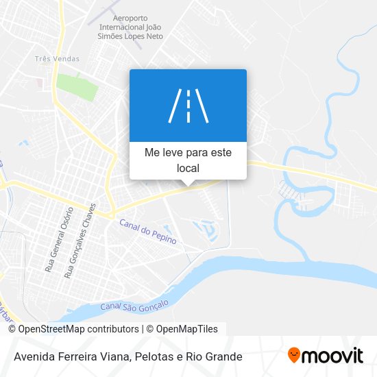 Avenida Ferreira Viana mapa