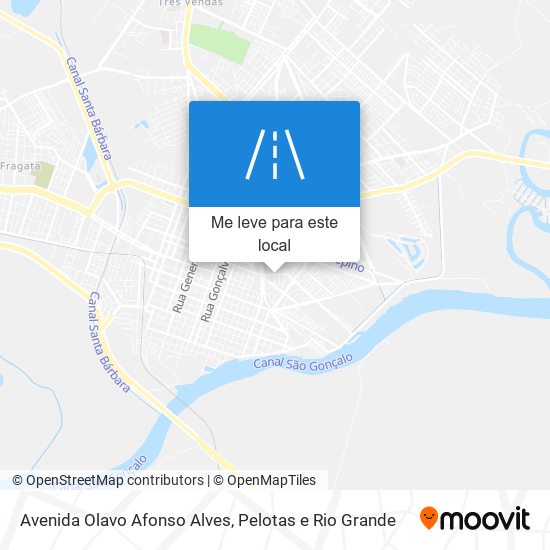 Avenida Olavo Afonso Alves mapa